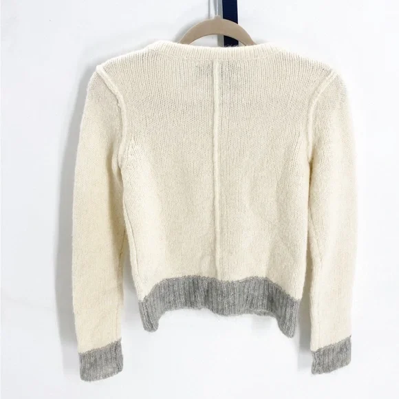 Rag n Bone Two Tone Crew Neck Sweater Sz XS - Picture 7 of 7